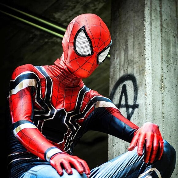 SPIDERMAN COSTUME - SHIPS NEXT DAY - Picture 1 of 1